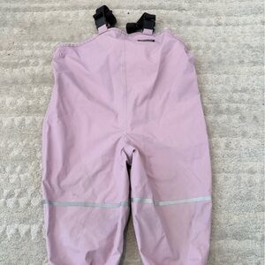 Patagonia Baby Toddler Torrentshell Rain Bib 2T Purple Mauve